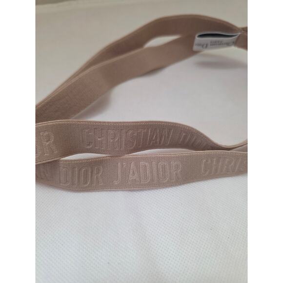 Christian Dior Beige Elastic J\'Adior Monogram Headband main image 13